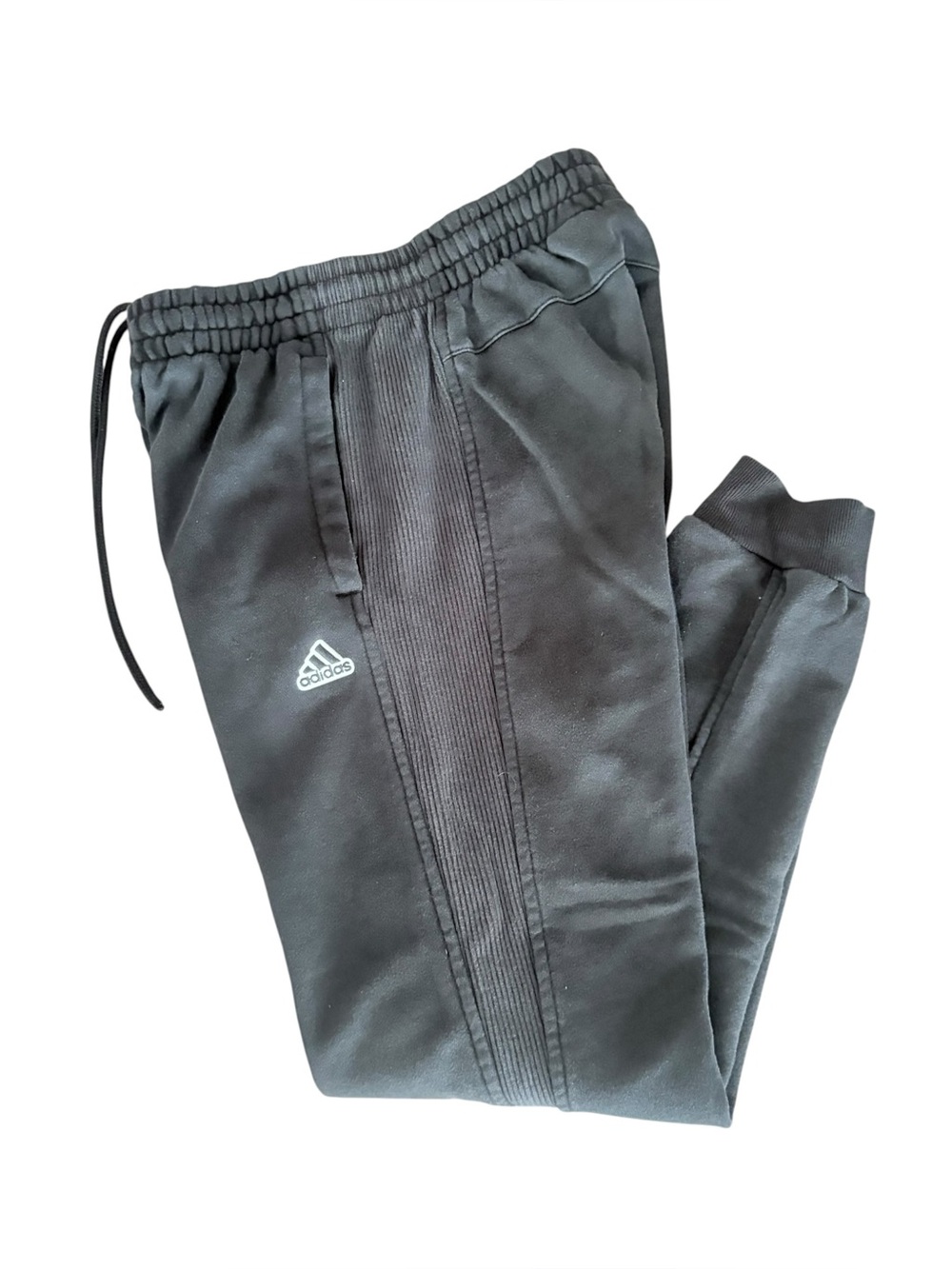 Adidas Black Sweatpants joggers Men’s size small.